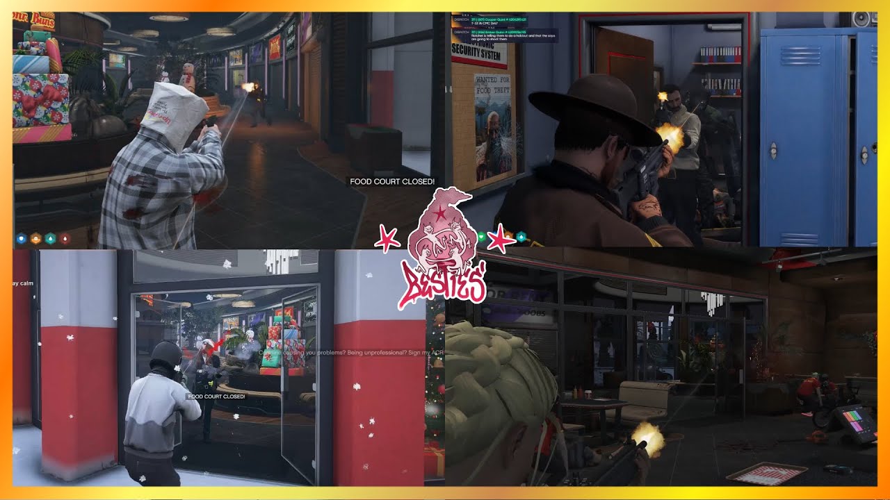 Лучшие друзья-демоны курят полицейским в кафе 