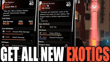 The Division 2 - HOW TO GET ALL 10 NEW EXOTICS IN WARLORDS OF NEW YORK! (BEST WAY & HOW THEY WORK)