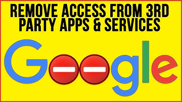 How to Remove Access apps Permission from Google/Gmail Account | Remove access in Google