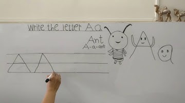 Write the letter A |Alphabet writing for kids|prlittle star play school