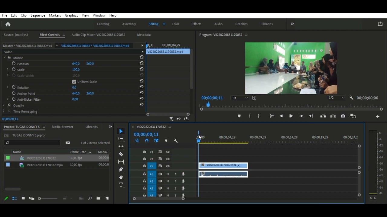 TUTORIAL DASAR ADOBE PREMIER - YouTube