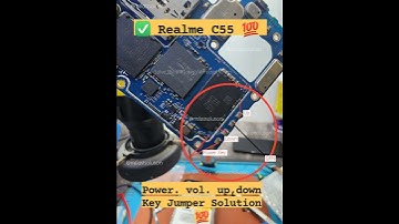 Relme c55 power  vol up down key jumper solution #foryou #powerkey #power #charging #trending