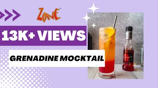 Sunrise Mocktail Recipe | Non-Alcoholic Drinks | Zone Syrups