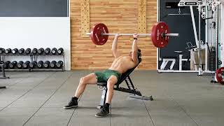 Incline Close Grip Bench Press