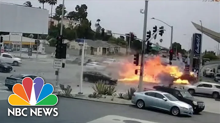 Dramatic Video: Fiery Los Angeles Car Crash Kills Five, Injures Seven - DayDayNews