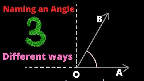 how to name an angle in three different ways🔴Practical geometry🔴Introduction beginners🔴learn basics