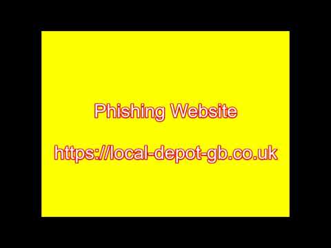 WARNING  https://local-depot-gb.co.uk  = PHISHING WEBSITE