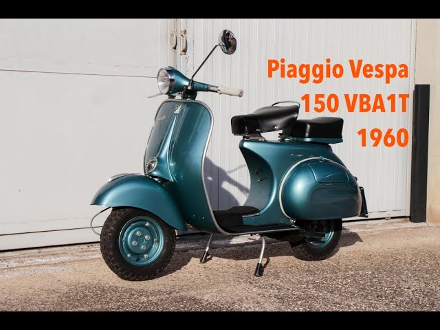 PIAGGIO VESPA 150 (VBB) del 1962 - YouTube
