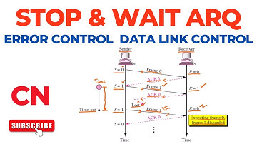 Stop and Wait ARQ | Error Control | Data Link Control | Protocols & Functions | Computer Networks