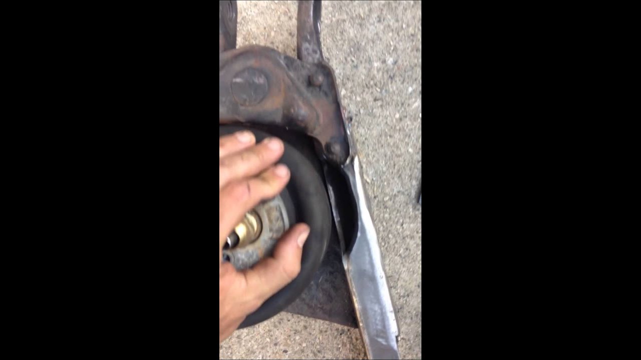 Airbagging 1950 ford shoebox original suspension YouTube
