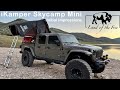 iKamper Skycamp Mini Initial Impressions - Land of the Free | Jeep Gladiator | Roof Top Tent | 4k