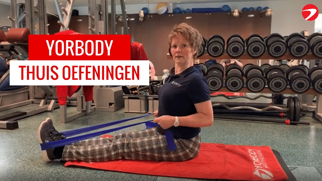 #25 Buikspieren in ruglig met elastiek - YouTube