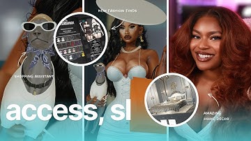 Virtual Fashion + Home Decor? ACCESS SL Event July 2025 Haul (Second Life)
