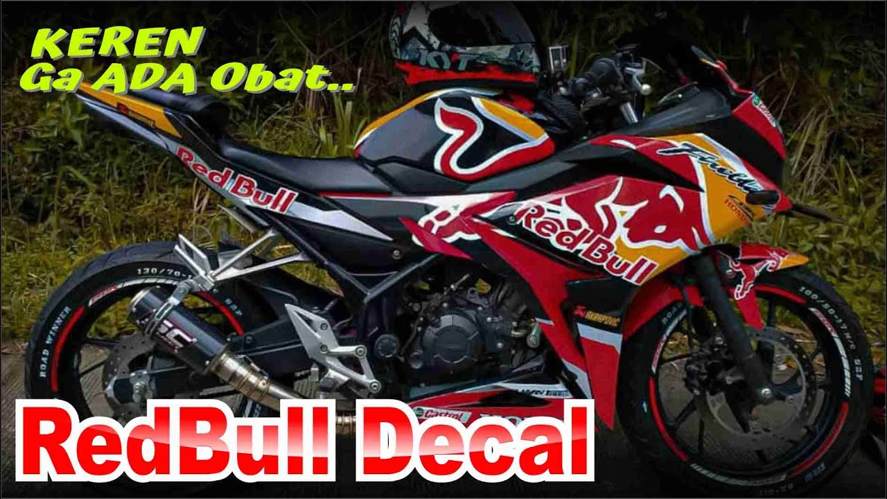 CBR 150 decal redbull