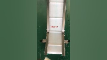 Maxsen belt cleats inclined conveyor with carbon steel testing