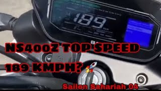 NS400Z TOP SPEED | NS400 TOP SPEED 2024 | BAJAJ NEW NS400Z TOP SPEED EXCLUSIVE VIDEO