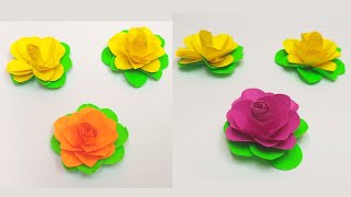 Paper Flowers Idea For Home And Room Decoration