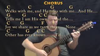 In the Garden (Hymn) Strum Guitar Cover Lesson in C with Chords/Lyrics - Slow