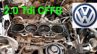 VW  2.0 Tdi wymiana głowicy. Had replacement CFFB ENGINE
