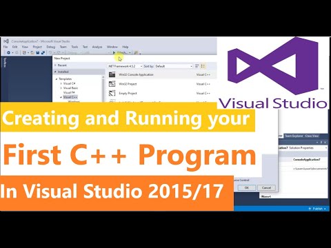 How to Create and run  a C++ program in Visual Studio 2015 / 2017 [EASY]