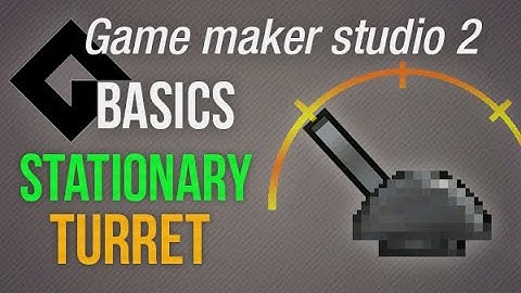 🔴Stationary turret [Game Maker Studio 2 | Basics]