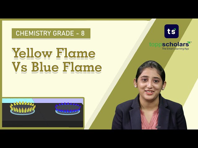 Yellow Flame Vs Blue Flame, Combustion and Flame, Science