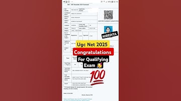 Congratulations 🥳 For Qualifying UGC-NET 2025 Exam । Ugc Net Result 2025 #ugcnet #ugcnetresult2025