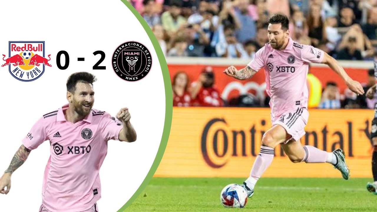 LIONEL MESSI NEVER MIS THE PARTY I inter miami vs new york red bulls I ...