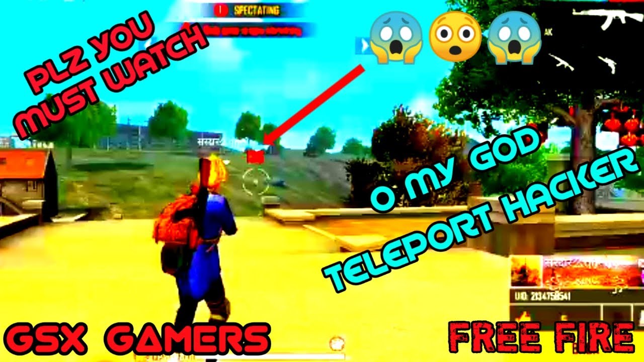 TELEPORT HACKER IN THE GAME PLAY || gsx gamers || garena ...