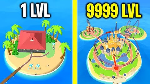 Idle Island Inc! MAX LEVEL Roller Coaster Island, Boats, Cranes, Speed, Profit, Crabs EVOLUTION!