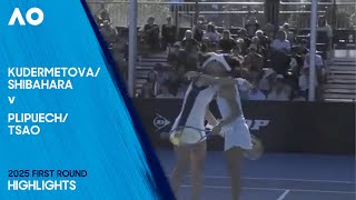 Kudermetova/Shibahara v Plipuech/Yi Tsao Highlights | Australian Open 2025 First Round