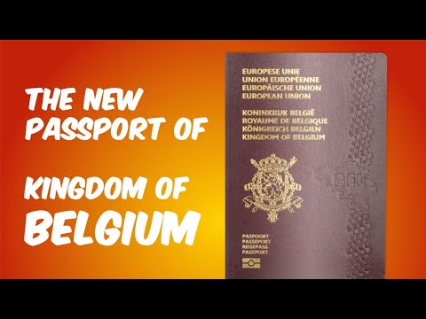 Belgium unveils new comic strips passport design, starring The Smurfs !