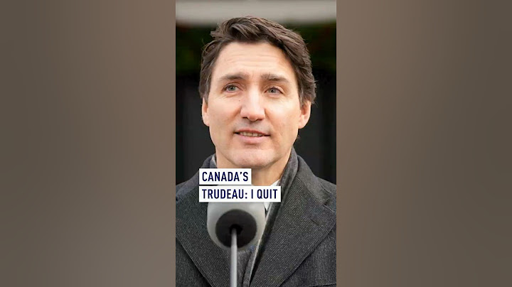 Canada’s Trudeau: I quit