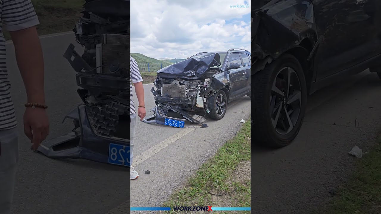 The Cost Of Road Tragedy Car Damage After Collision With An Animal