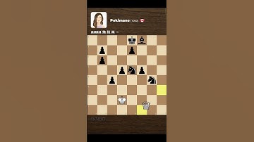 Beating Pokimane bot with just 2 Pawns #chess #checkmate #shorts