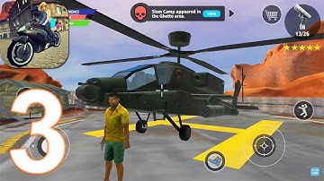 New Gangster Crime - Gameplay Walkthrough Part 3 Helicopter (Android, iOS)