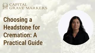Choosing a Headstone for Cremation  A Practical Guide
