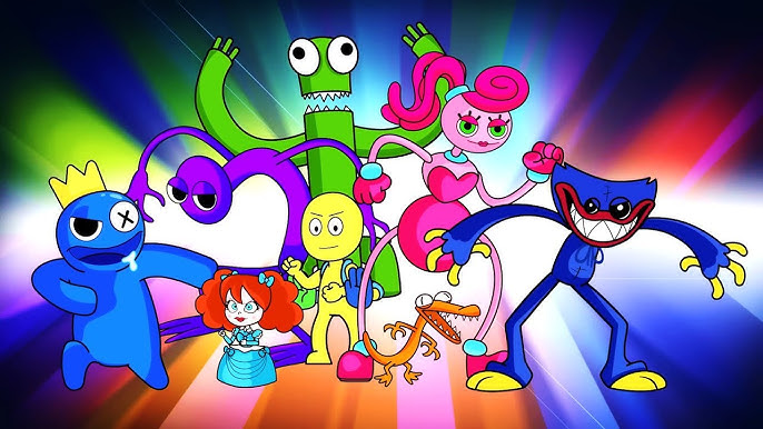 Rainbow Friends Swap Colors and Powers! Origin Story Gametoons Animation 