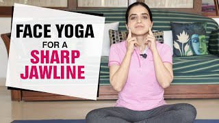 Facial Yoga For A Sharp Jawline | Face Yoga | Fit Tak