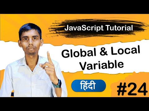 Global Variable and Local Variable in JavaScript tutorial for beginners in Hindi