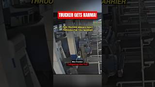 Semi Truck Skips Toll And Gets Taught Lesson