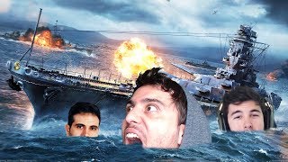 TRES TONTOS EN UNA GUERRA DE BARCOS! World of Warships xFaRgAnx screenshot 4