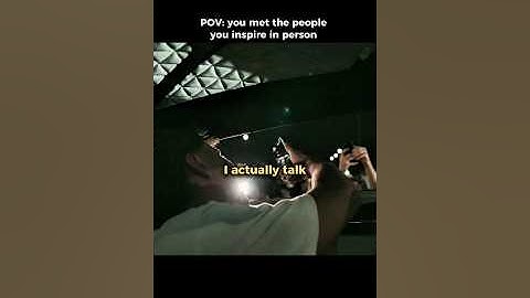 POV you met the people you inspire @brezscales