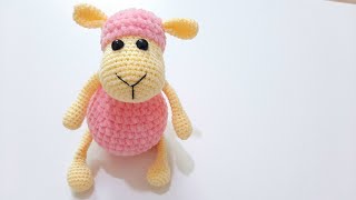 كروشيه خروف العيد بشكل جديد   أميجورميsheep  crochet a