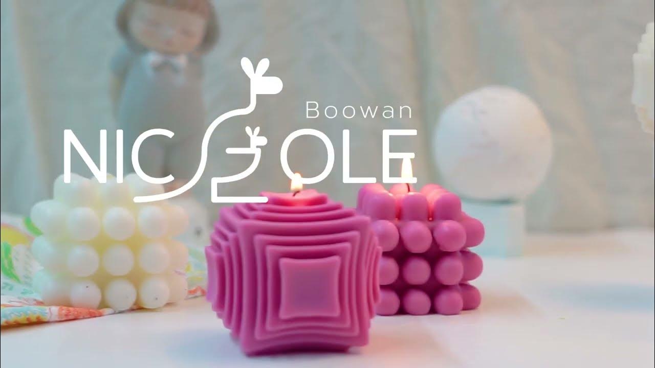 Flower in Bloom Soy and Beeswax Candle Silicone Molds – Boowan Nicole