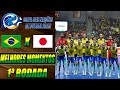 Brasil x japo  1 rodada  copa das naes de futsal 2023 13092023