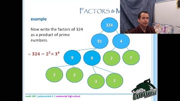 Math 10C - Lesson 2.1 - factors and multiples