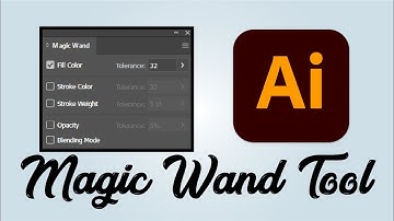 How to use the magic wand tool in Adobe Illustrator