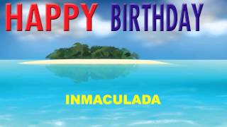Inmaculada   Card Tarjeta - Happy Birthday