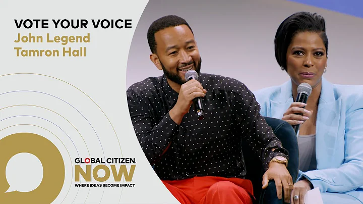 John Legend & Tamron Hall Discuss Voter Registration & the Importance of Voting | Global Citizen NOW